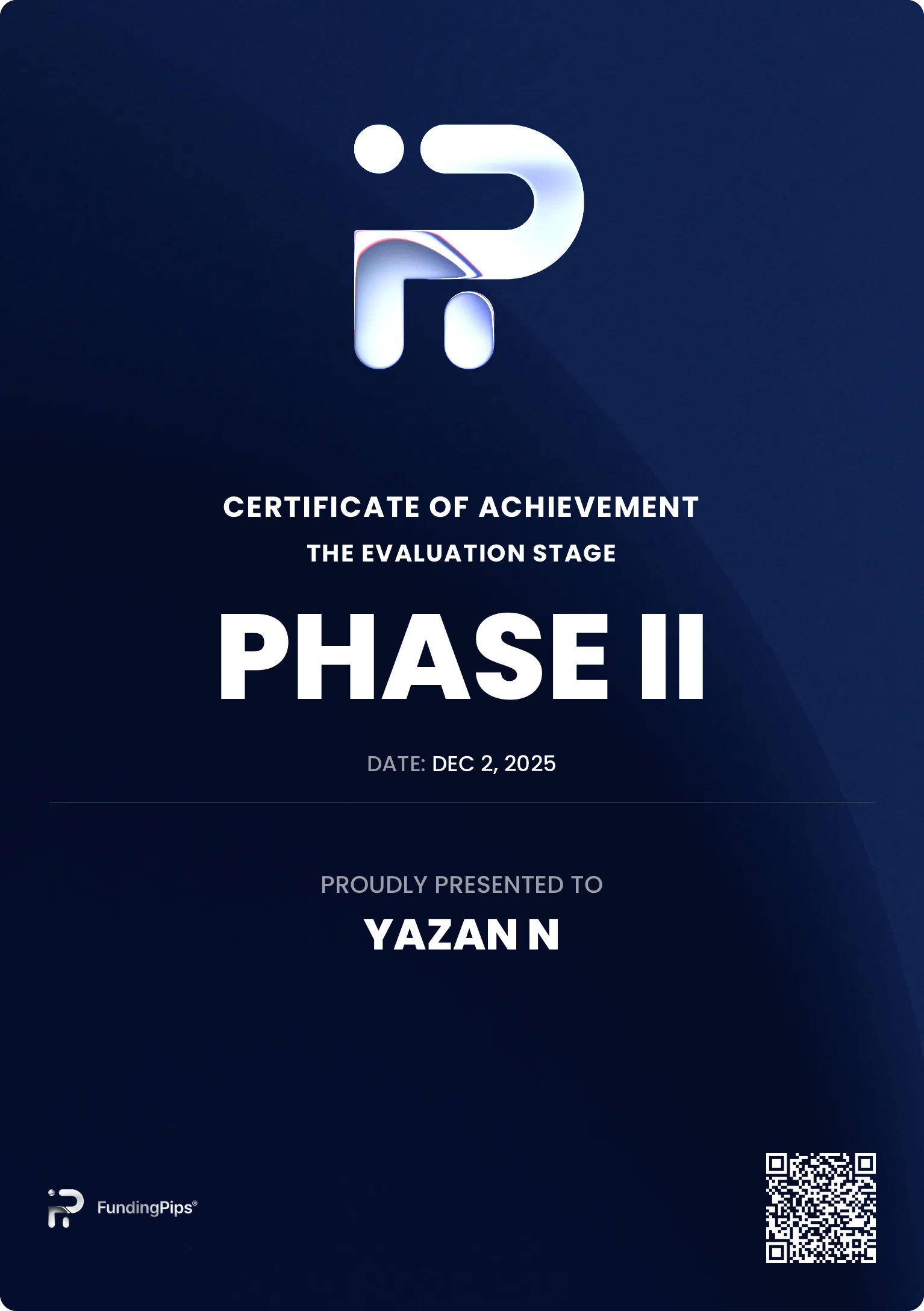 FundingPips Passed
